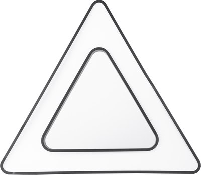 Потолочный светильник ЭРА Geometria Delta SPO-154-B-40K-042 / Б0050581