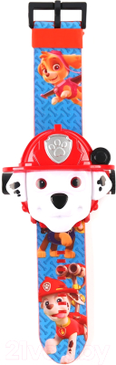Часы наручные детские PAW Patrol Проектор. Щенячий Патруль. Маршал / 10570996 - фото