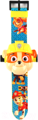 Часы наручные детские PAW Patrol Проектор. Щенячий Патруль. Крепыш / 10570997 - фото