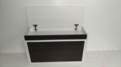 Тумба для обуви Элана 1к.80 (белый/венге магия)