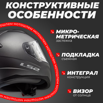 Мотошлем LS2 FF353 Rapid 2 Solid