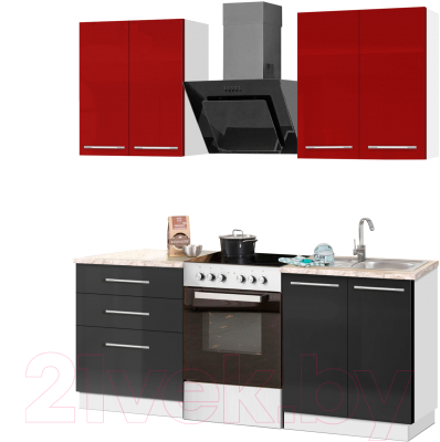 Кухонный гарнитур Кастанье Мила 1.2 - фото
