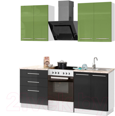 Кухонный гарнитур Кастанье Мила 1.2 - фото