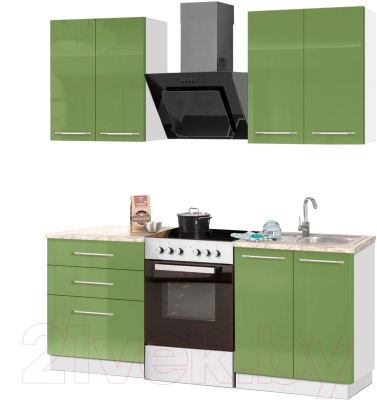 Кухонный гарнитур Кастанье Мила 1.2 - фото