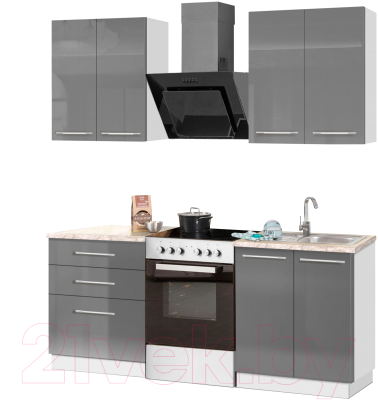 Кухонный гарнитур Кастанье Мила 1.2 - фото