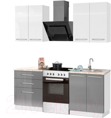 Кухонный гарнитур Кастанье Мила 1.2 - фото