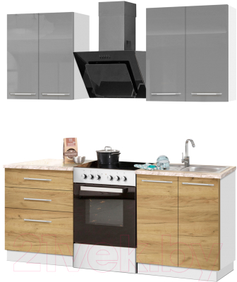 Кухонный гарнитур Кастанье Мила 1.2 - фото