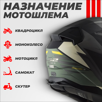 Мотошлем LS2 FF811 Vector II Absolute