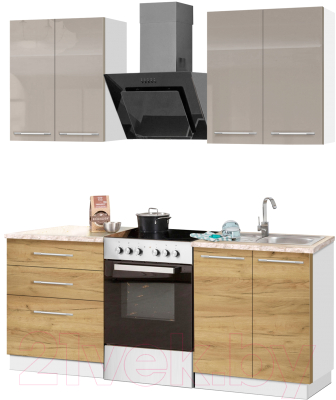 Кухонный гарнитур Кастанье Мила 1.2 - фото