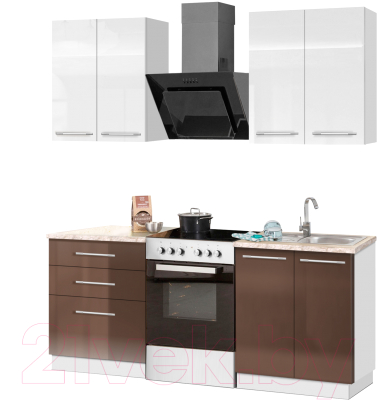 Кухонный гарнитур Кастанье Мила 1.2 - фото