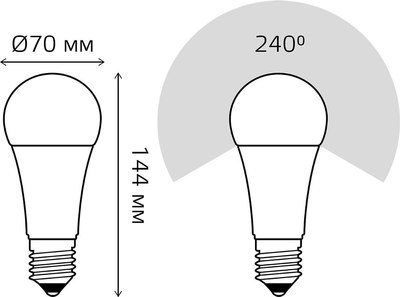 Лампа Gauss 102502122