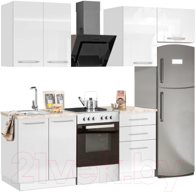 Кухонный гарнитур Кастанье Мила 1.5 - фото