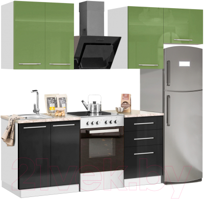 Кухонный гарнитур Кастанье Мила 1.5 - фото