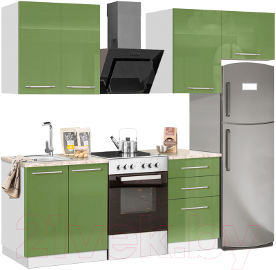 Кухонный гарнитур Кастанье Мила 1.5 - фото