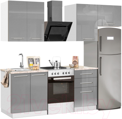 Кухонный гарнитур Кастанье Мила 1.5 - фото