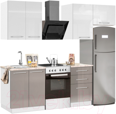 Кухонный гарнитур Кастанье Мила 1.5 - фото