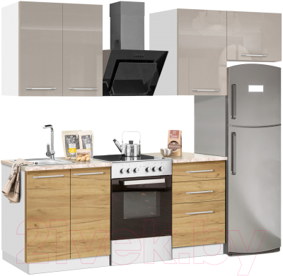 Кухонный гарнитур Кастанье Мила 1.5 - фото