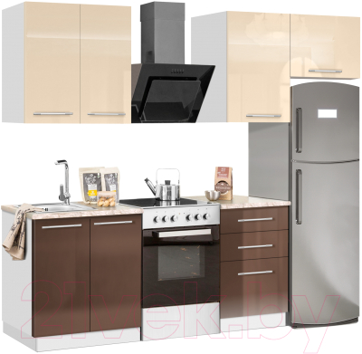 Кухонный гарнитур Кастанье Мила 1.5 - фото