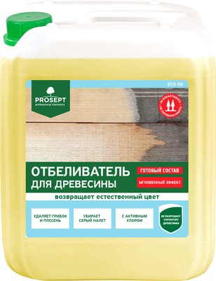 Отбеливатель для древесины Prosept Eco 50 готовый состав - фото