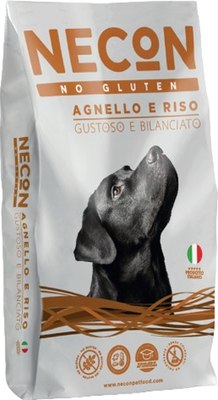 Сухой корм для собак Necon Для взрослых собак всех пород с ягненком и рисом / NECN13 - фото