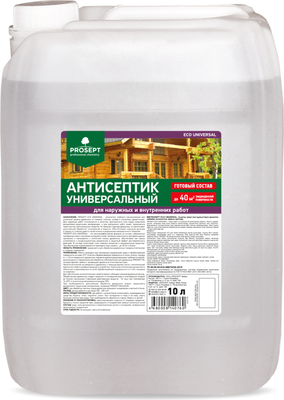 Антисептик для древесины Prosept Eco Universal готовый состав - фото
