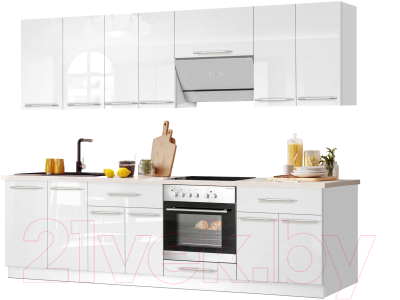 Кухонный гарнитур Кастанье Мила 2.6 - фото