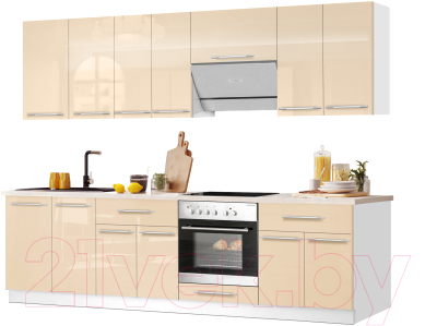 Кухонный гарнитур Кастанье Мила 2.6 - фото