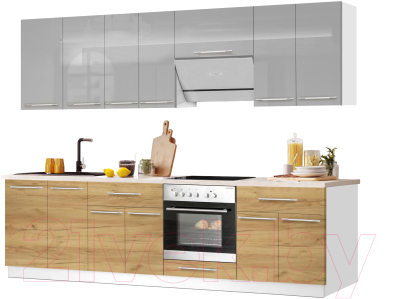 Кухонный гарнитур Кастанье Мила 2.6 - фото