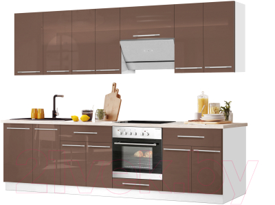 Кухонный гарнитур Кастанье Мила 2.6 - фото