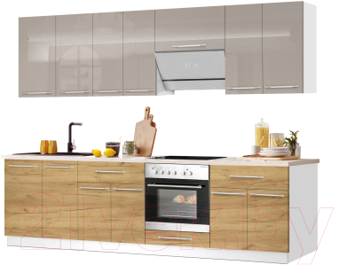 Кухонный гарнитур Кастанье Мила 2.6 - фото