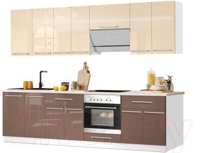 Кухонный гарнитур Кастанье Мила 2.6 - фото