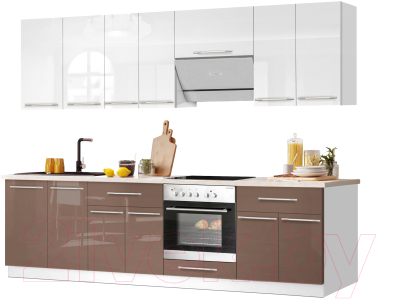 Кухонный гарнитур Кастанье Мила 2.6 - фото