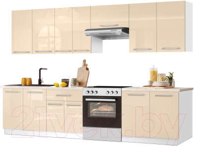 Кухонный гарнитур Кастанье Мила 2.8 - фото