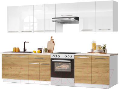 Кухонный гарнитур Кастанье Мила 2.8 - фото