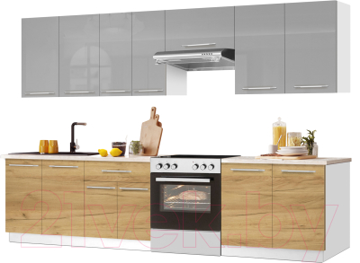 Кухонный гарнитур Кастанье Мила 2.8 - фото