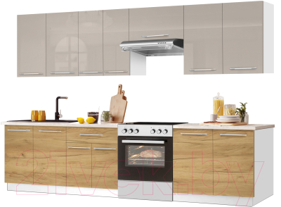 Кухонный гарнитур Кастанье Мила 2.8 - фото