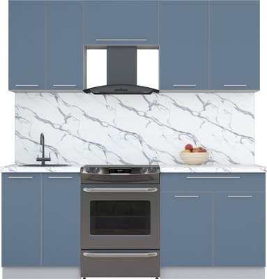 Кухонный гарнитур Интерлиния Мила Пластик 2.0 А - фото