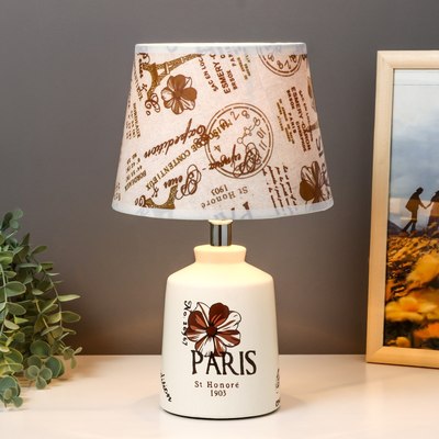 Прикроватная лампа Risalux Париж с цветком 3839004