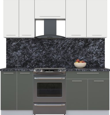 Кухонный гарнитур Интерлиния Мила Пластик 2.0 А - фото