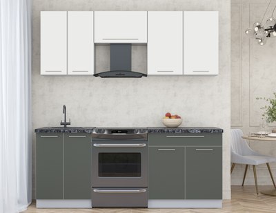 Кухонный гарнитур Интерлиния Мила Пластик 2.0 А