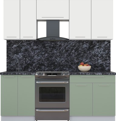 Кухонный гарнитур Интерлиния Мила Пластик 2.0 А - фото