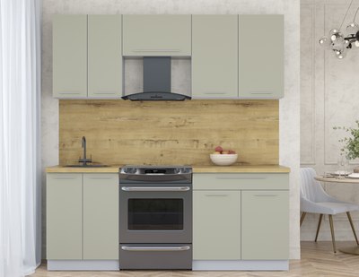 Кухонный гарнитур Интерлиния Мила Пластик 2.0 А