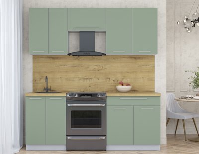 Кухонный гарнитур Интерлиния Мила Пластик 2.0 А