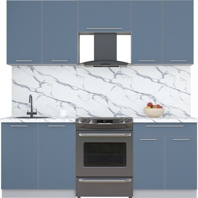 Кухонный гарнитур Интерлиния Мила Пластик 2.1 А - фото