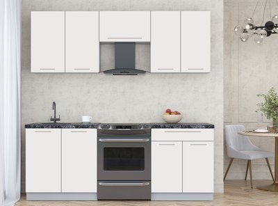 Кухонный гарнитур Интерлиния Мила Пластик 2.1 А