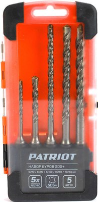 Набор буров PATRIOT SDS Plus 815010101 - фото