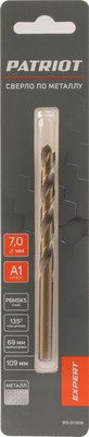 Сверло PATRIOT Expert Р6М5К5 7.0мм