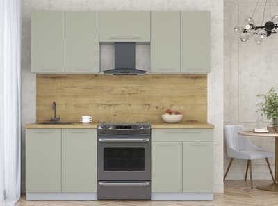 Кухонный гарнитур Интерлиния Мила Пластик 2.1 А