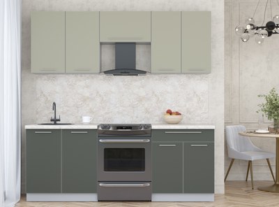 Кухонный гарнитур Интерлиния Мила Пластик 2.1 А