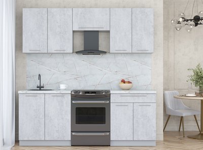 Кухонный гарнитур Интерлиния Мила Пластик 2.1 А